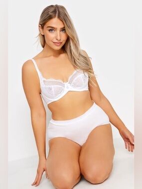 M&Co White Lace Bra